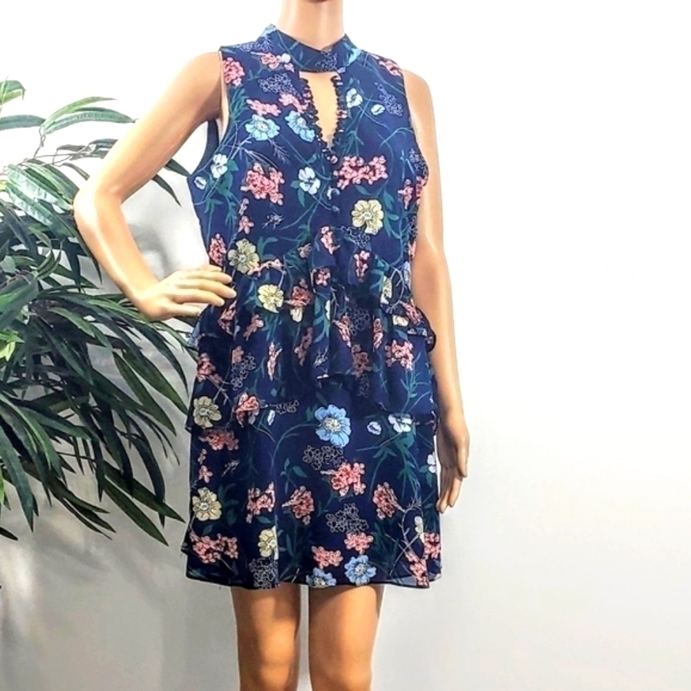 Blue Floral Dress